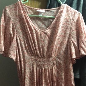 Floral babydoll Maternity top xs